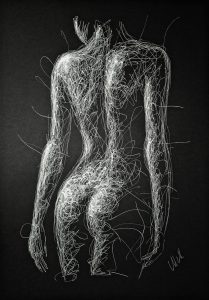 elegantno golo žensko telo