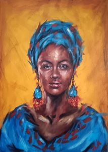 Ezno portret afriške ženske